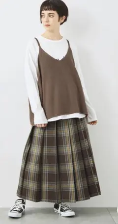 【SM2】エスエムツー/サマンサモスモス ニットキャミチュニック