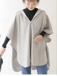 スローブイエナ　　J.C.M ウールジャージポンチョ　　38