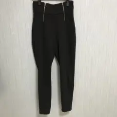 OZOC オゾック　ハイウエスト　パンツ　38 黒のサムネイル