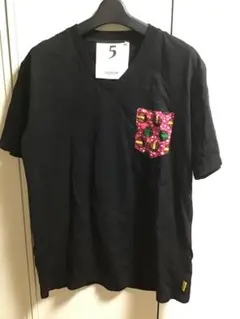 【CLOUDY/クラウディ】5★半袖Tシャツ/L★ブラック★メンズ