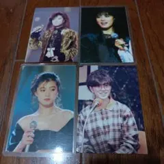 中森明菜　ブロマイド　4枚セット　昭和アイドル　歌手のサムネイル