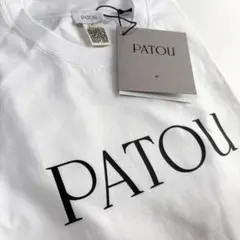 新品未使用【PATOU】コットン ロゴTシャツ ホワイト XSサイズのサムネイル