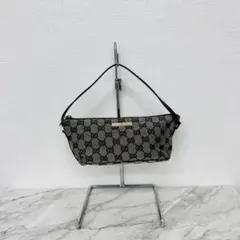 GUCCI GG柄 デニム ポーチ ミニバッグ - メルカリ