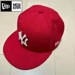 ニューヨーク・ヤンキース 赤 キャップ 59FIFTY 7 1/4