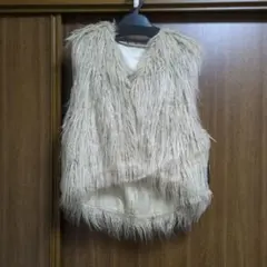 【新品】Aga ファーベスト シャギーベスト