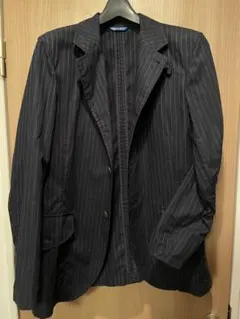 Paul Smith 襟アレンジ可 コットンジャケット ストライプ L