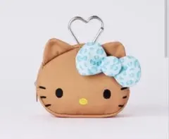 ハローキティ ひょう柄リボン ポーチチャーム mini 1月号 付録
