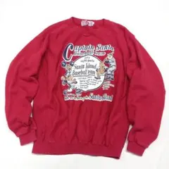 Captain Santa キャプテンサンタ トレーナー スウェット М 赤