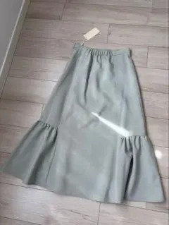 【タグ付き】マーリエ ル カセット× 曽田茉莉江 　切り替えギャザースカート