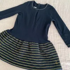 【美品】プチバトー　ワンピース　24M/86cm