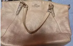 COACH ショルダーバッグ メタリックゴールド