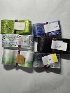 デザインリボン 2.5cm幅　緑　まとめ売り