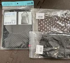 UNIQLO サラファインUネックTシャツM ブラカバーセット