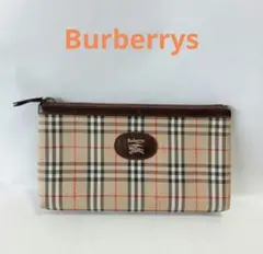 Burberry チェック柄 ポーチ