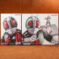 ゆ*ち様 S.H.フィギュアーツ(真骨彫）仮面ライダー新1号&新2号 栄光の昭和