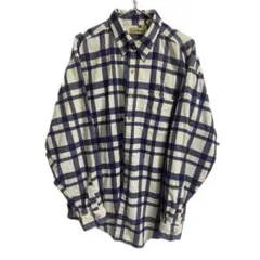90s BASCO オンブレチェック レーヨン オープンカラーシャツ 好配色