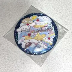 サンリオ　キラキラBIG缶バッジ　シナモロール