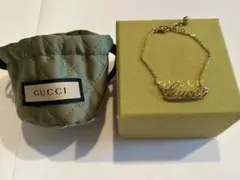GUCCI グッチ　スクリプトチェーンブレスレットのサムネイル