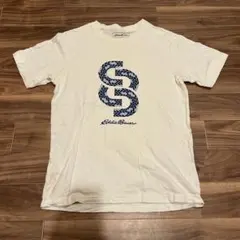 エディーバウアー プリントTシャツ 生成り S アウトドア ロープ柄のサムネイル