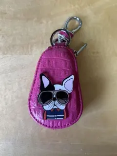 スマートキーケース 犬 かわいい 鍵ケース キーリング 車 バイク キー ポーチ