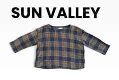 SUN VALLEY●チェックシャツ●七分袖