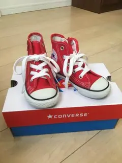 お値下げ☆コンバース ベビー・キッズ ハイカットスニーカー 赤 16cm