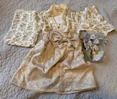 【試着のみ】sweet mommy ベビー袴　50-70サイズ