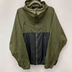 NIKE acg ナイロンジャケット L オリーブグリーン/ブラック