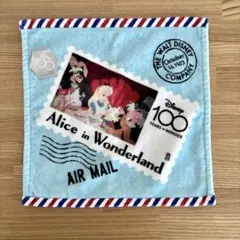 ディズニー 100周年 アリス・イン・ワンダーランド タオルハンカチ