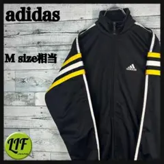 アディダス 刺繍ロゴ 90s スリーライン トラックジャケット M相当 3356