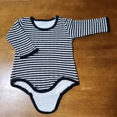ベビー 長袖 ロンパース ボーダー柄