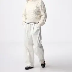 GU バレルレッグプルオンパンツQ