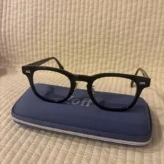Zoff ゾフ メガネ 子供用 ブルー 保証証あり フレーム - メルカリ