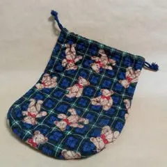 ポーチ　ベア柄