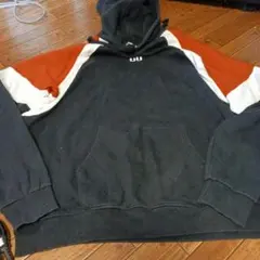 AROUD.THE.WORLD,カラーブロック フード付きパーカー