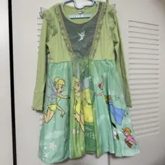 ティンカーベル ピーターパン ワンピース 120