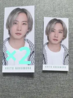 中村海人 デタカデータカード 厚紙 Myojo 2024メ ッセージカード