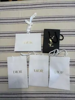 Dior & SAINT LAURENT ショッパーセット