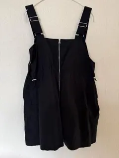 ブラック ジッパービスチェ　ナイロン100% 美品