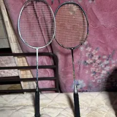 YONEX Nanoray 150と800 バドミントンラケット 2本セット