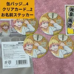 鬼滅の刃 サンシャイン 太陽の都市伝説 缶バッジ クリアカード 他 善逸