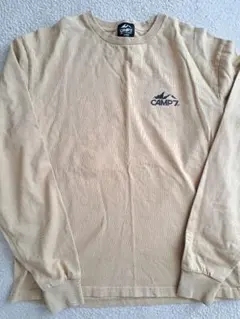 CAMP7☆ベージュ☆長袖☆バックプリントTシャツのサムネイル