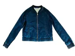 00s adidas デニムジャケット　トラックジャケット　トレファイル