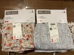 新品　UNIQLO RELACO レーヨンリラコ 花柄 Lサイズ　2枚セットのサムネイル