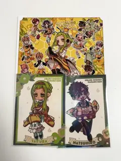 地縛少年花子くんミュージアム 七峰桜 夏彦 イラストカード 特典色紙セット