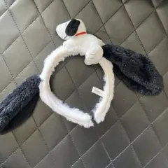 スヌーピー耳付きカチューシャ