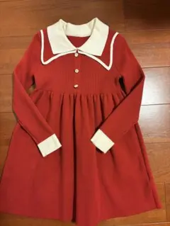 ワンピース　赤　130