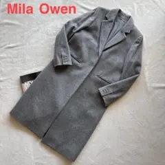 MilaOwen 美品 ロングコート ウール チェスター 美シルエット は