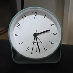 グリーン アナログ　スイープ運針　スイープコンセンド　置時計