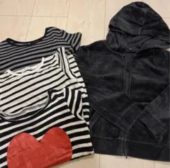 パーカー☆ボーダーロンT☆セット　110センチ